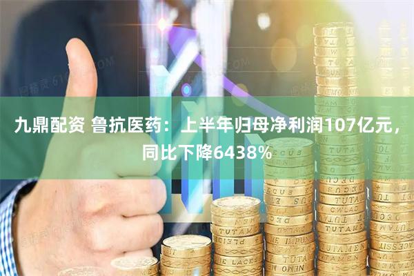 九鼎配资 鲁抗医药：上半年归母净利润107亿元，同比下降6438%