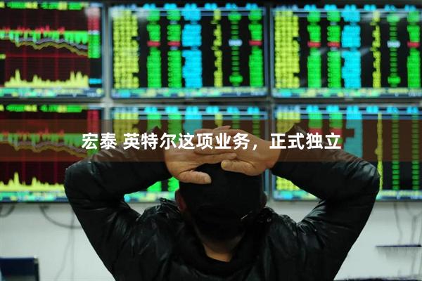 宏泰 英特尔这项业务，正式独立